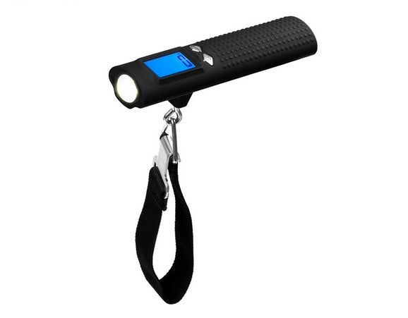3-in-1 Luggage Scale with Power Bank & LED Flashlight - 110 lbs Capacity