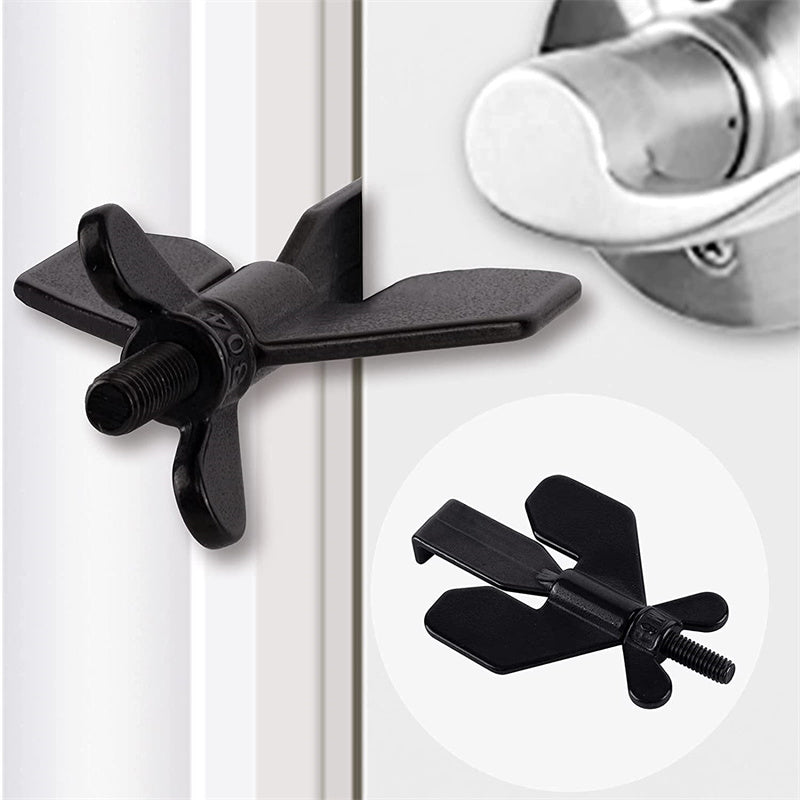 Portable Travel Door Lock - Stainless Steel Security Latch