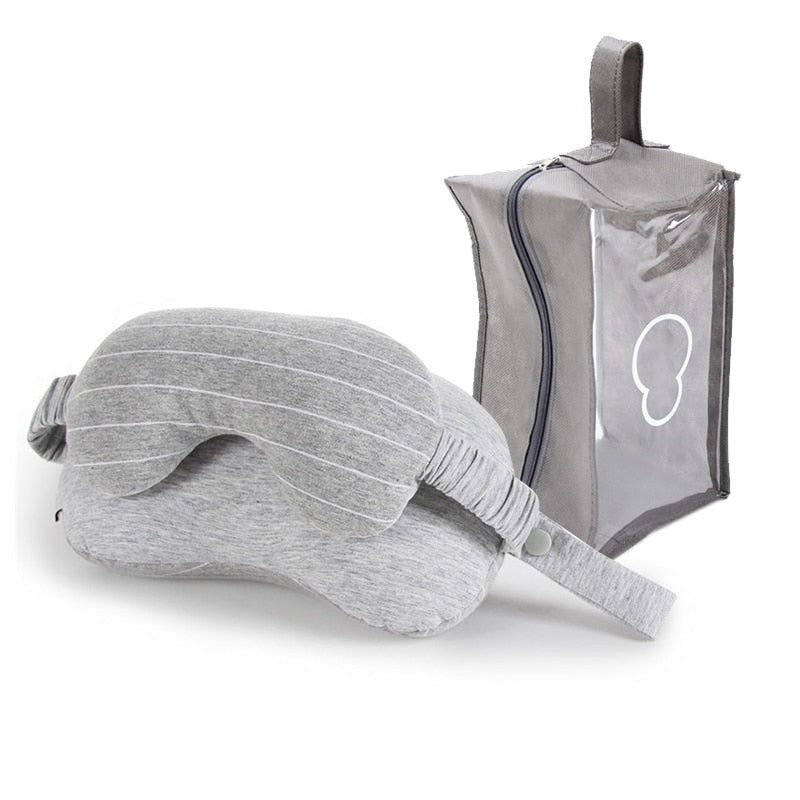 2-in-1 Travel Neck Pillow & Eye Mask