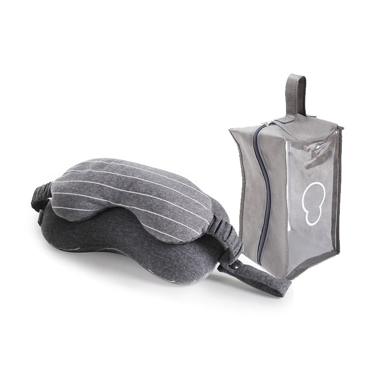 2-in-1 Travel Neck Pillow & Eye Mask