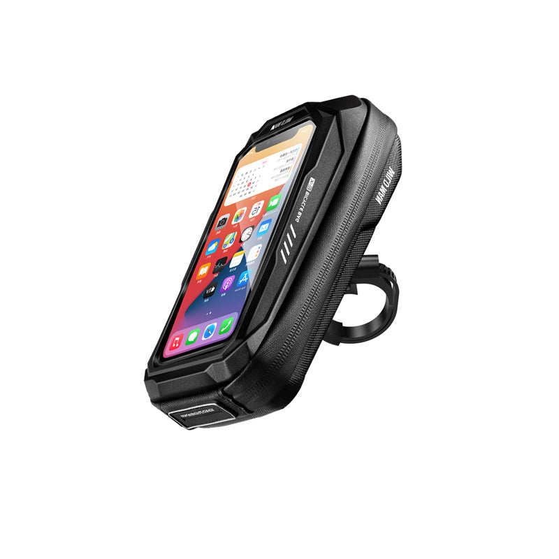 Waterproof Hard-Shell Bike Handlebar Bag - 0.5L Phone Mount
