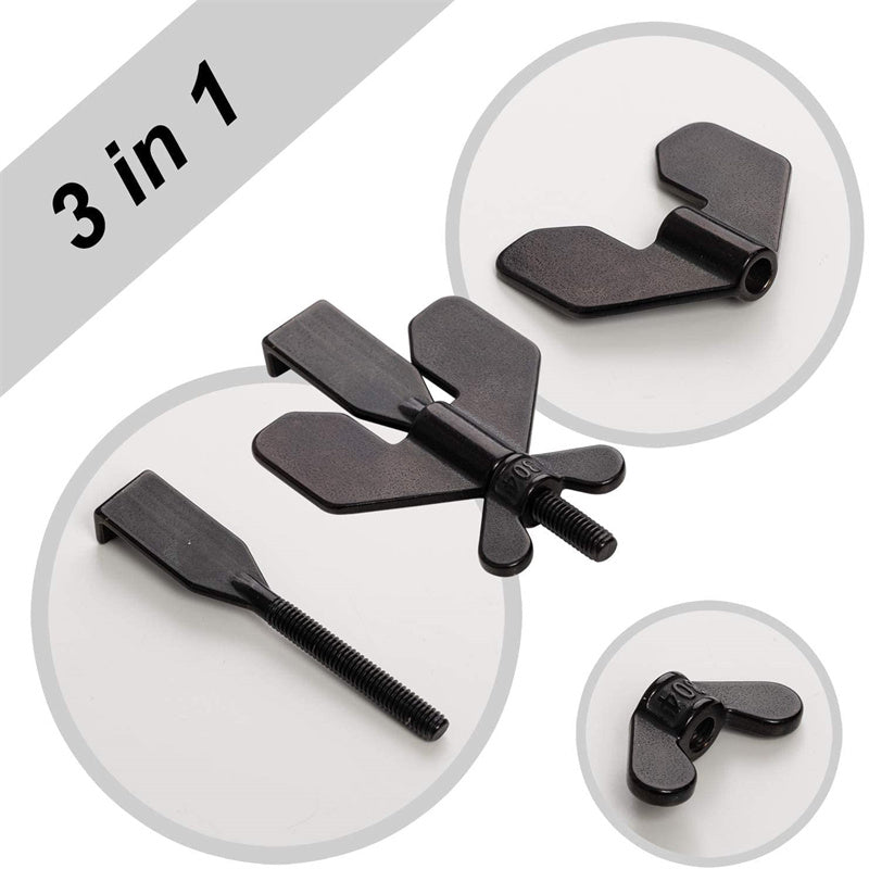 Portable Travel Door Lock - Stainless Steel Security Latch