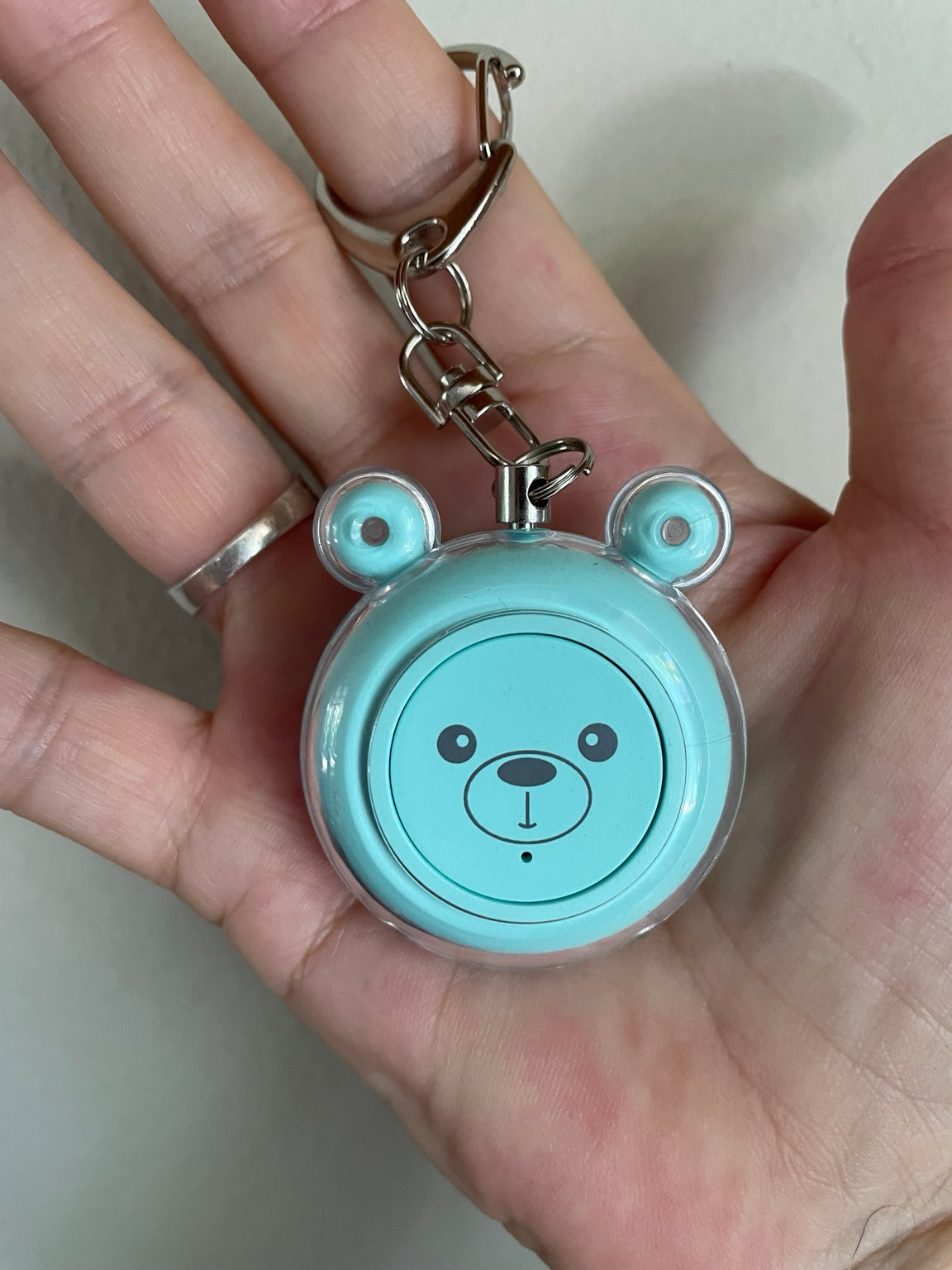 Rechargeable Personal Safety Alarm with LED Strobe