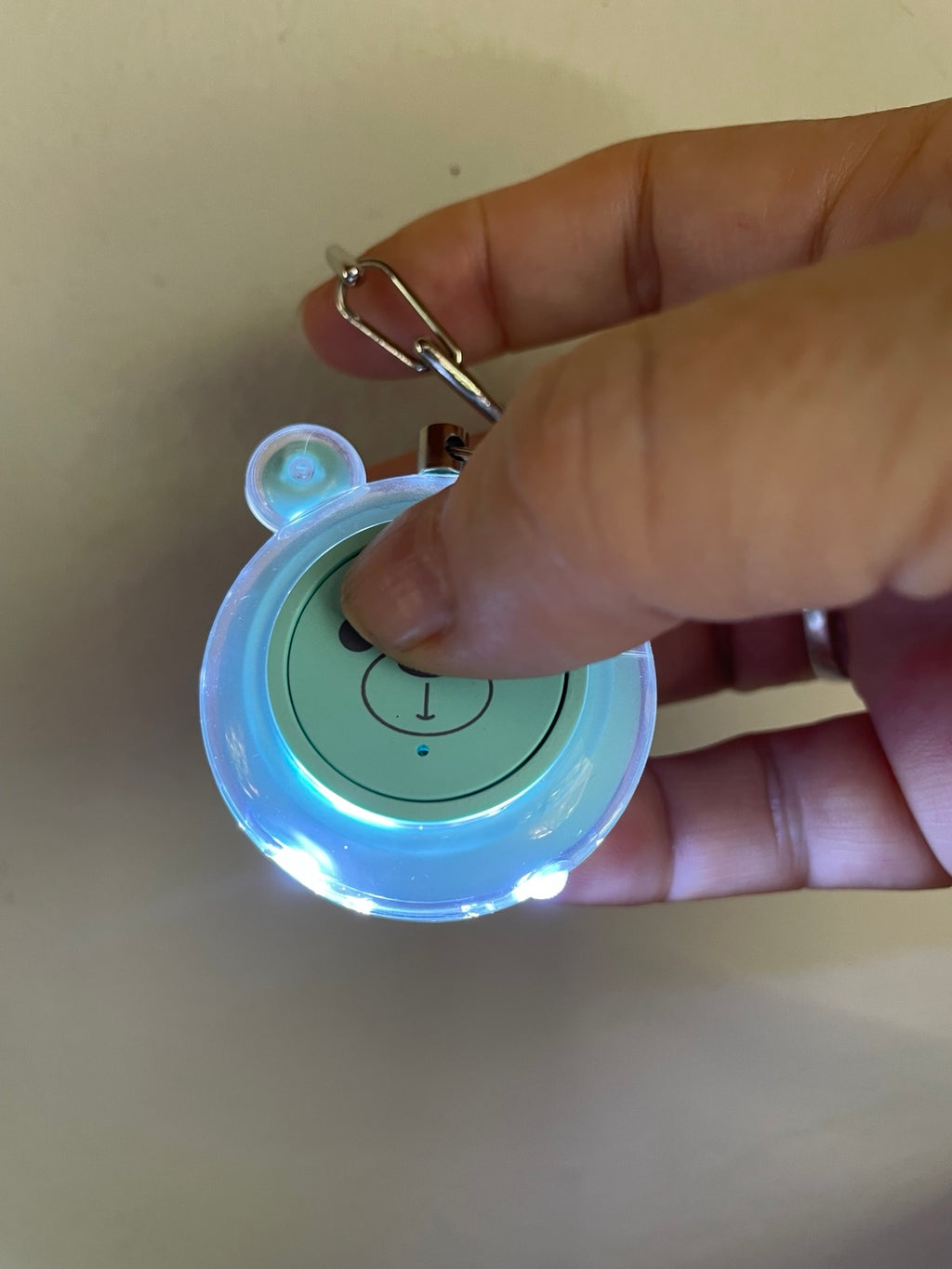 Rechargeable Personal Safety Alarm with LED Strobe