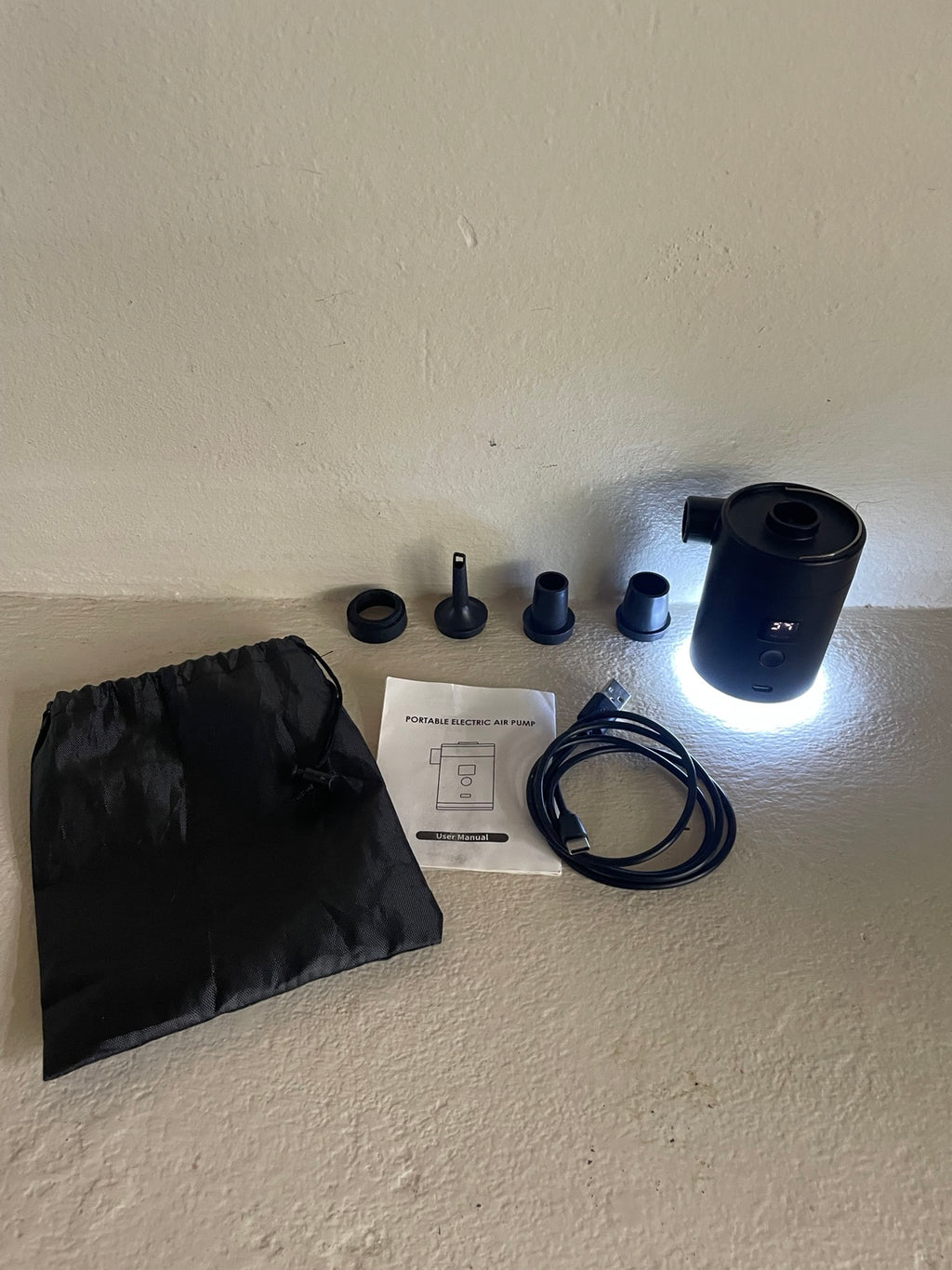 Rechargeable Travel Air Pump & Lantern