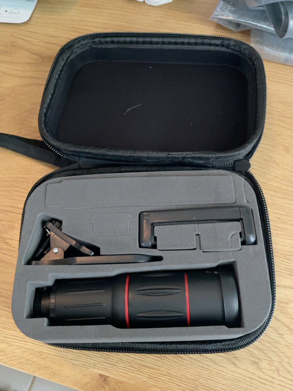 Smartphone Telephoto & Wide-Angle Lens Kit with Tripod