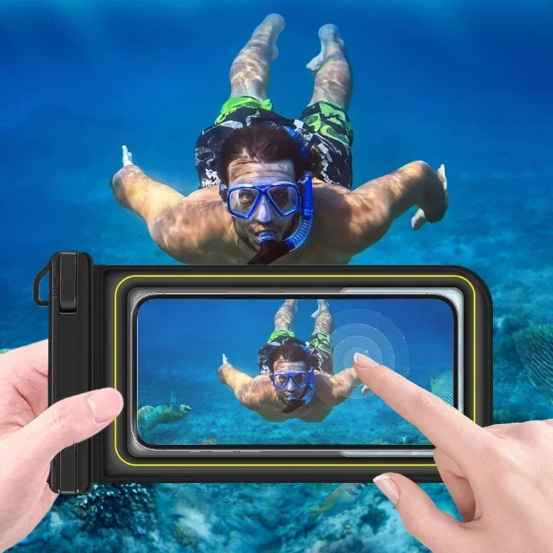 Floating Waterproof Phone Pouch with Lanyard