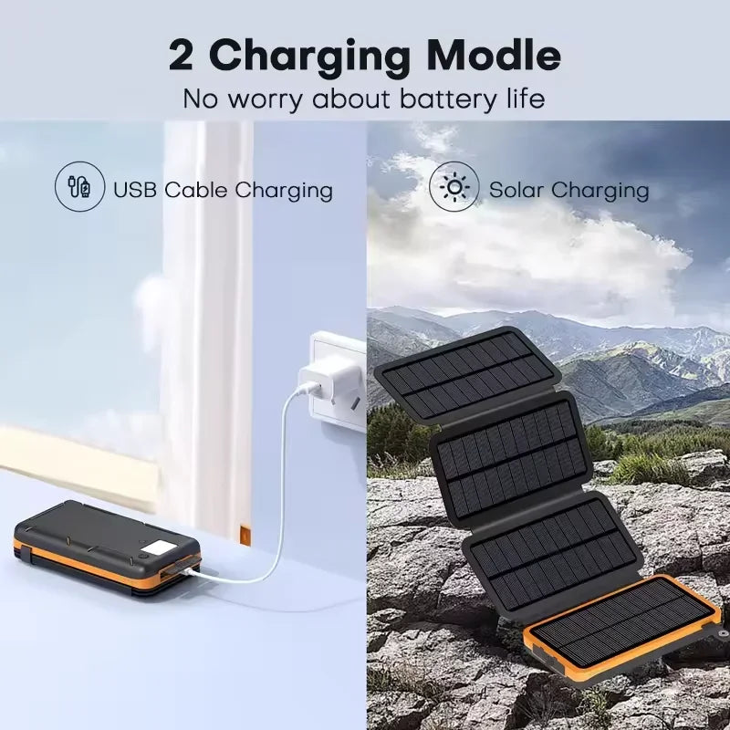 High-Capacity Solar Power Bank