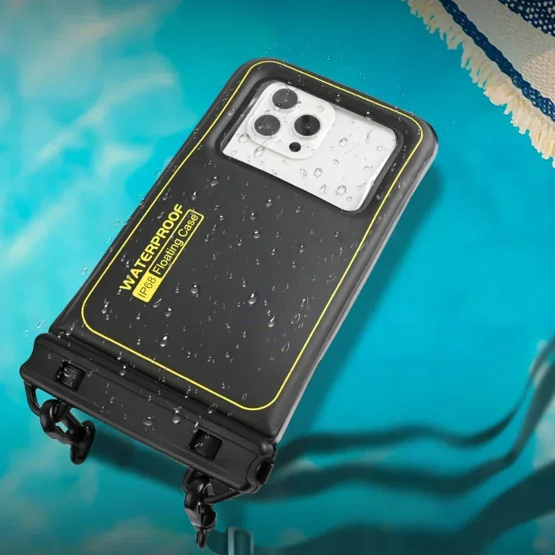 Floating Waterproof Phone Pouch with Lanyard
