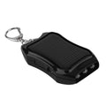 Solar Power Bank Keychain with LED Flashlight