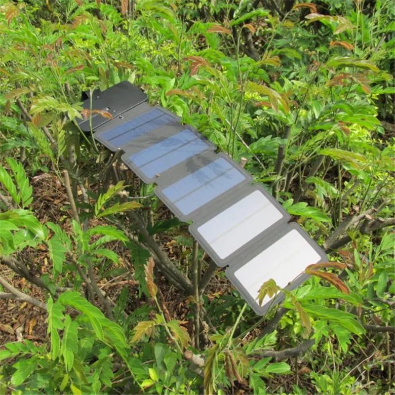 10W Foldable Solar Panel Charger with Compass