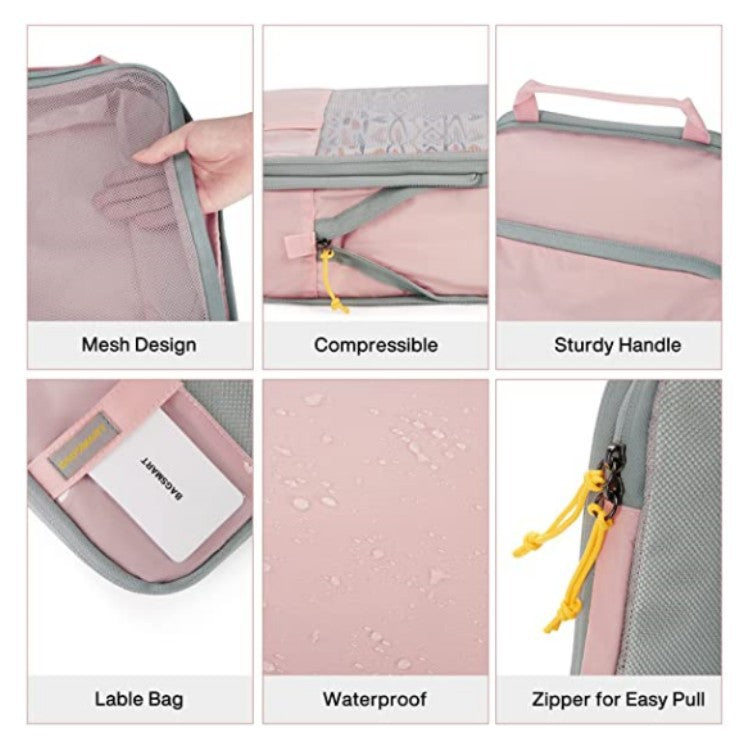 Retractable Compression Packing Cube - Space-Saving Travel Organizer