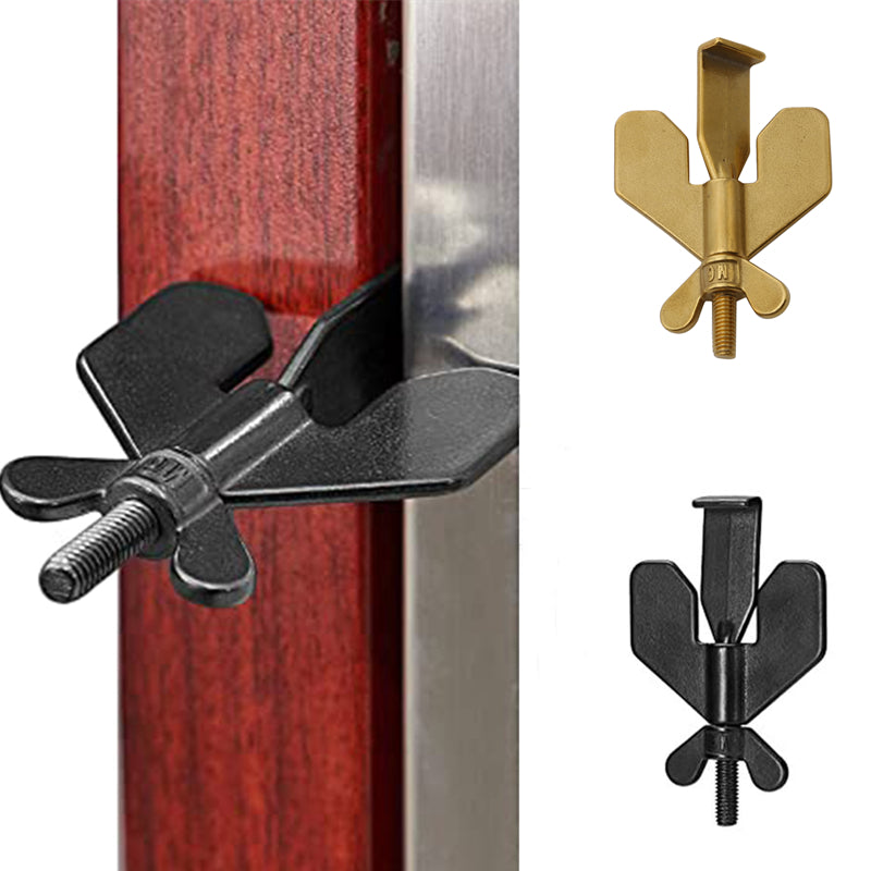 Portable Travel Door Lock - Stainless Steel Security Latch