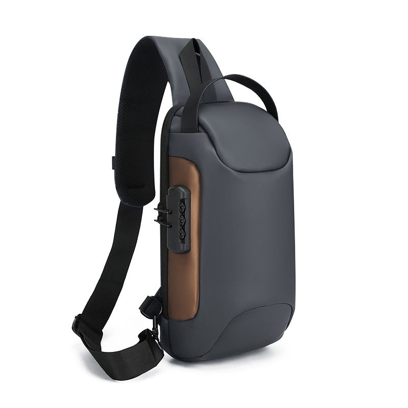 Anti-Theft Crossbody Sling Bag with USB Charging Port