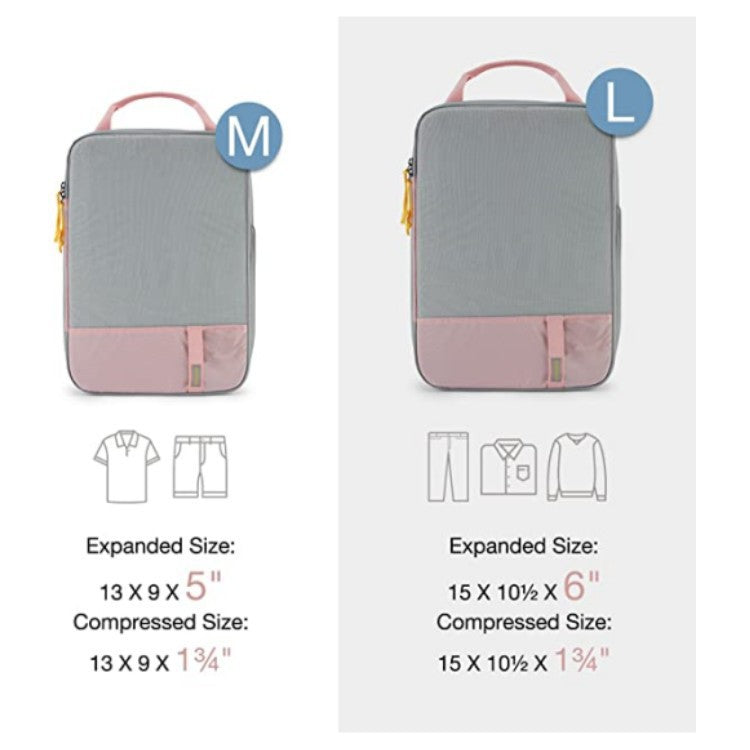 Retractable Compression Packing Cube - Space-Saving Travel Organizer