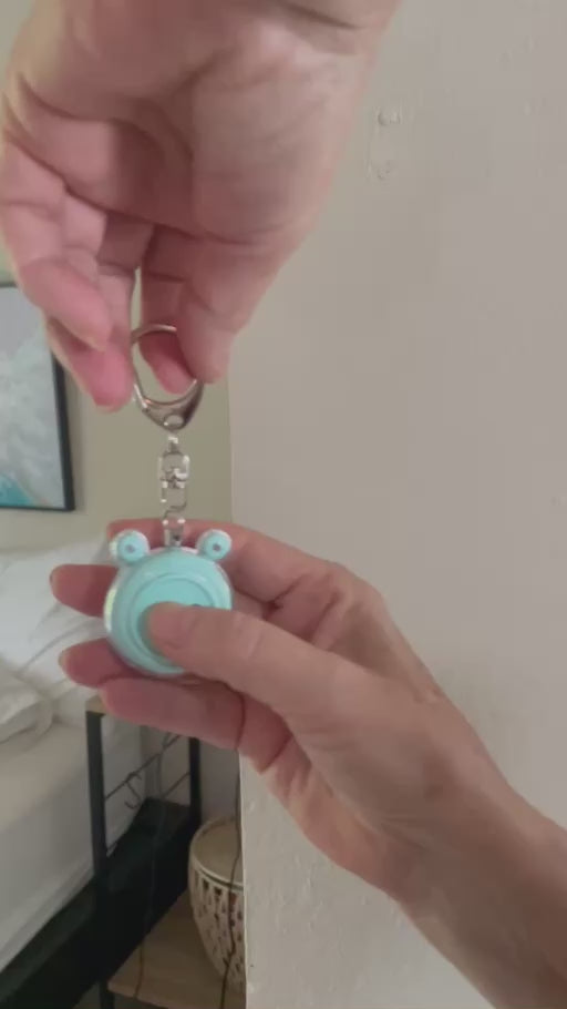 Rechargeable Personal Safety Alarm with LED Strobe